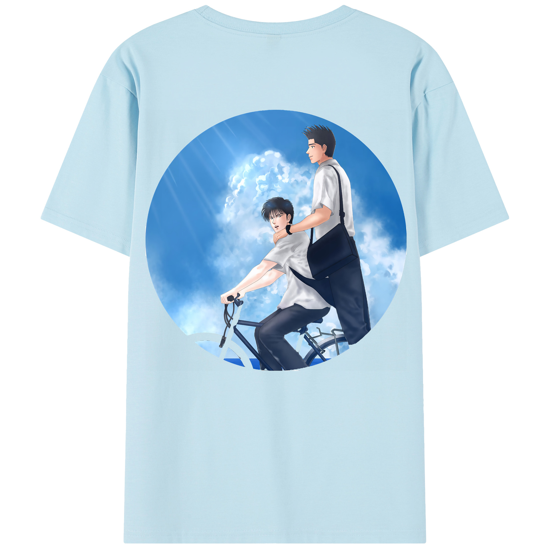 SLAM DUNK／スラムダンク 綿100％半袖Tシャツ（背面プリント）